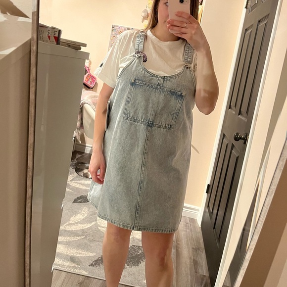 Denim Overall Dress 'Daisy Dress' - Picture 12 of 13